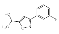 5(1-HYDROXYETHYL)-3(3-FLUOROPHENYL)-ISOXAZOLE picture