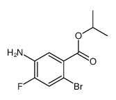 propan-2-yl 5-amino-2-bromo-4-fluorobenzoate Structure