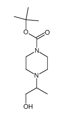 tert-butyl 4-(1-hydroxypropan-2-yl)piperazine-1-carboxylate结构式