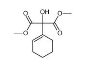 dimethyl 2-(cyclohexen-1-yl)-2-hydroxypropanedioate Structure