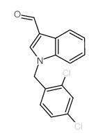 1-(2,4-DICHLORO-BENZYL)-1H-INDOLE-3-CARBALDEHYDE Structure