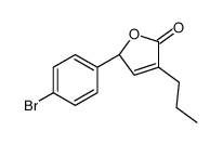 (2R)-2-(4-bromophenyl)-4-propyl-2H-furan-5-one Structure