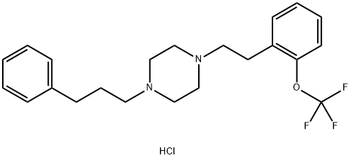 Piperazine, 1-(3-phenylpropyl)-4-[2-[2-(trifluoromethoxy)phenyl]ethyl]-, dihydrochloride图片