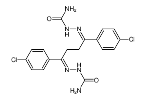 (2E,2'E)-2,2'-(1,4-bis(4-chlorophenyl)butane-1,4-diylidene)bis(hydrazine-1-carboxamide) Structure