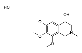 6,7,8-trimethoxy-2-methyl-1,2,3,4-tetrahydroisoquinolin-2-ium-4-ol,chloride Structure