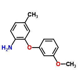 2-(3-Methoxyphenoxy)-4-methylaniline Structure