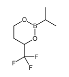 2-propan-2-yl-4-(trifluoromethyl)-1,3,2-dioxaborinane Structure