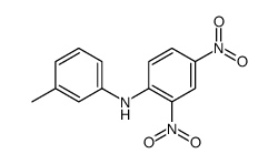 N-(3-Methylphenyl)-2,4-dinitroaniline结构式