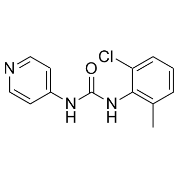 N-(2-Chloro-6-methylphenyl)-N'-4-pyridinylurea Structure