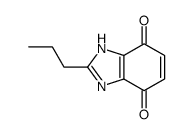 2-propyl-1H-benzimidazole-4,7-dione Structure