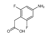 2-(4-amino-2,6-difluorophenyl)acetic acid Structure