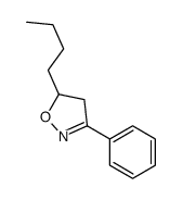 5-butyl-3-phenyl-4,5-dihydro-1,2-oxazole Structure