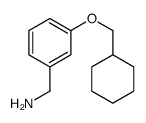 (3-(Cyclohexylmethoxy)phenyl)methanamine structure