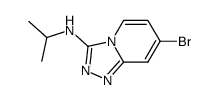 7-bromo-N-isopropyl-[1,2,4]triazolo[4,3-a]pyridin-3-amine结构式