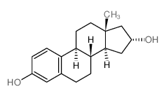 Estra-1,3,5(10)-triene-3,16-diol,(16a)- structure