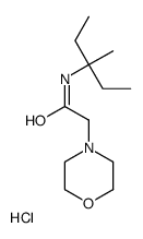 N-(3-methylpentan-3-yl)-2-morpholin-4-ylacetamide,hydrochloride Structure