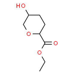 Ethyl 5-hydroxy-tetrahydro-pyran-2-carboxylate structure