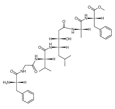 phenylalanyl-glycyl-valyl-statyl-alanyl-phenylalanine methyl ester structure