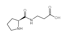 H-PRO-BETA-ALA-OH结构式