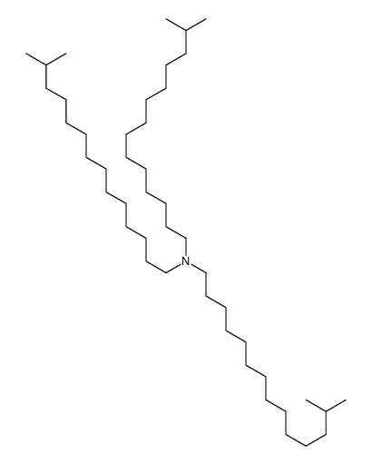 13-methyl-N,N-bis(13-methyltetradecyl)tetradecan-1-amine Structure