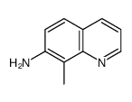 8-Methyl-7-quinolinamine结构式