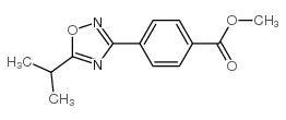 4-[5-(1-甲基乙基)-1,2,4-噁二唑-3-基]苯甲酸甲酯图片