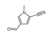 4-甲酰基-1-甲基-1H-吡咯-2-甲腈结构式