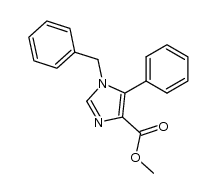 Methyl 1-benzyl-5-phenylimidazole-4-carboxylate Structure