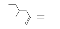 6-Ethyl-5-octen-2-yn-4-one Structure