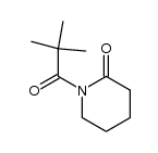 N-pivaloyl-2-piperidinone结构式