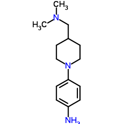 4-(4-((Dimethylamino)Methyl)piperidin-1-yl)aniline structure