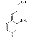 2-[(3-aminopyridin-4-yl)amino]ethanol结构式