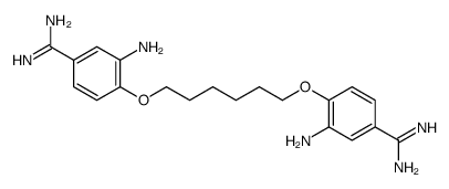 3-amino-4-[6-(2-amino-4-carbamimidoyl-phenoxy)hexoxy]benzenecarboximid amide picture