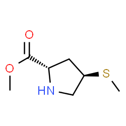 L-Proline, 4-(methylthio)-, methyl ester, trans- (9CI) picture