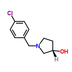 (3S)-1-(4-Chlorobenzyl)-3-pyrrolidinol结构式