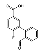 4-fluoro-3-(2-formylphenyl)benzoic acid Structure