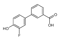 3-(3-fluoro-4-hydroxyphenyl)benzoic acid结构式