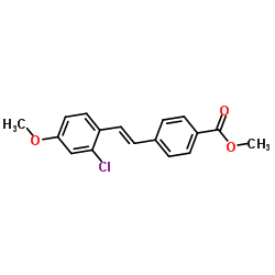 (E)-methyl 4-(2-chloro-4-methoxystyryl)benzoate picture