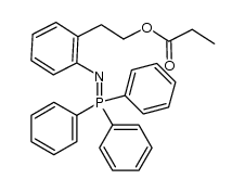 2-(triphenylphosphoranylideneamino)phenethyl propionate Structure