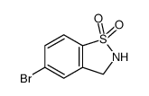 5-bromo-2,3-dihydrobenzo[d]isothiazole 1,1-dioxide Structure