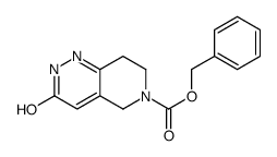 3-Oxo-3,5,7,8-tetrahydro-2H-pyrido[4,3-c]pyridazine-6-carboxylic acid benzyl ester结构式