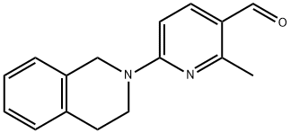 6-(3,4-Dihydro-1H-isoquinolin-2-yl)-2-methyl-pyridine-3-carbaldehyde Structure