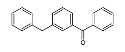 (3-benzylphenyl)-phenylmethanone Structure