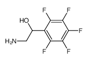 2-amino-1-(pentafluorophenyl)ethanol Structure