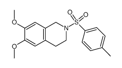 1,2,3,4-tetrahydro-6,7-dimethoxy-2-[(4-methylphenyl)sulfonyl]isoquinoline Structure