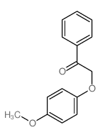 Ethanone,2-(4-methoxyphenoxy)-1-phenyl-结构式