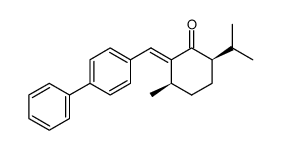 (1R,4R)-2-(4-phenylbenzylidene)-p-menthan-3-one Structure