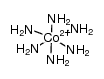 hexaamminecobalt(II)结构式