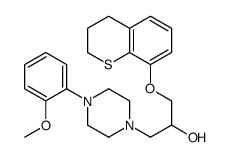 1-(3,4-dihydro-2H-thiochromen-8-yloxy)-3-[4-(2-methoxyphenyl)piperazin-1-yl]propan-2-ol Structure