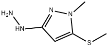 3H-Pyrazol-3-one,1,2-dihydro-1-methyl-5-(methylthio)-,hydrazone (9CI)结构式